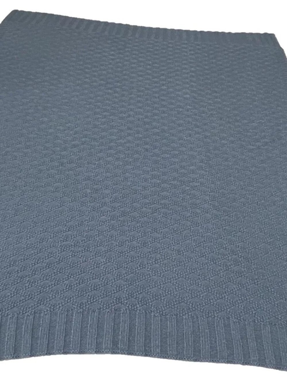 New Carter's Baby Boys Textured Knit Blanket Blue
